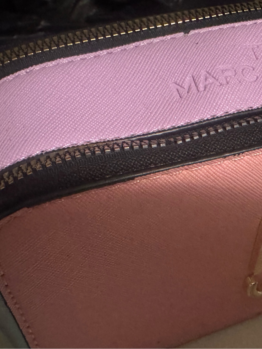 Pink Leather Shoulder Bag - Pink